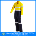 Ropa de trabajo personalizada Hi Vis Reflective Working Industrial Coveralls